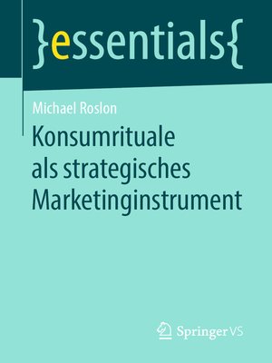 cover image of Konsumrituale als strategisches Marketinginstrument
